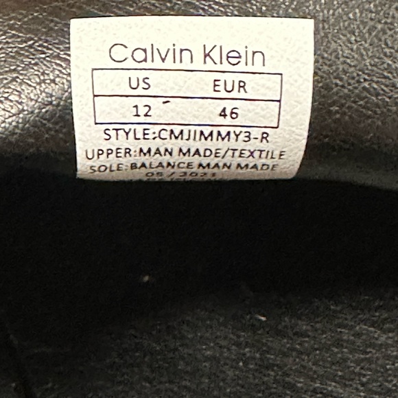 calvin Klein size 12, black Loafers, pre-owned - Picture 10 of 14